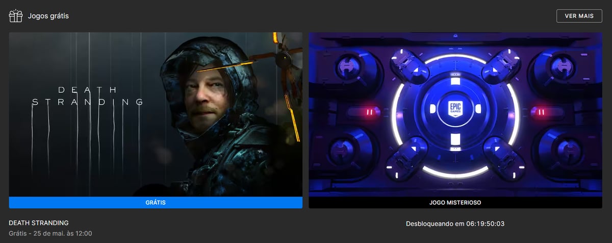 Death Stranding é o décimo primeiro Jogo Grátis Misterioso da Epic Games  Store