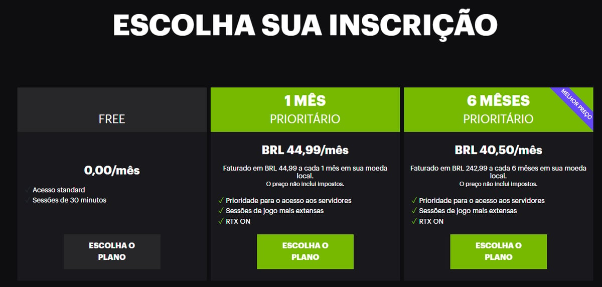 Geforce Now Brasil