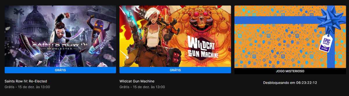 A Epic Games Store vai entregar um jogo misterioso na próxima semana, com o início dos 15 jogos grátis de final de ano.