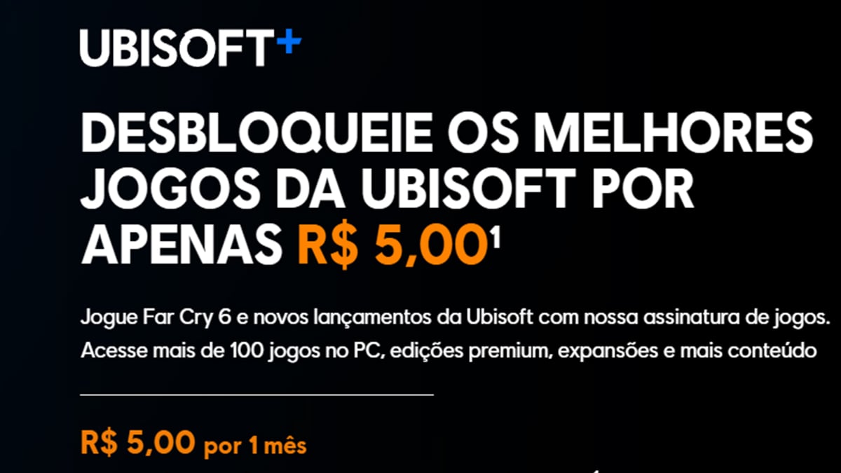 Promoções de Black Friday da Ubisoft têm jogos com até 90% de desconto