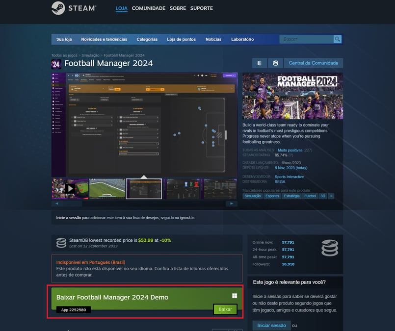 Football Manager 2024 on Steam