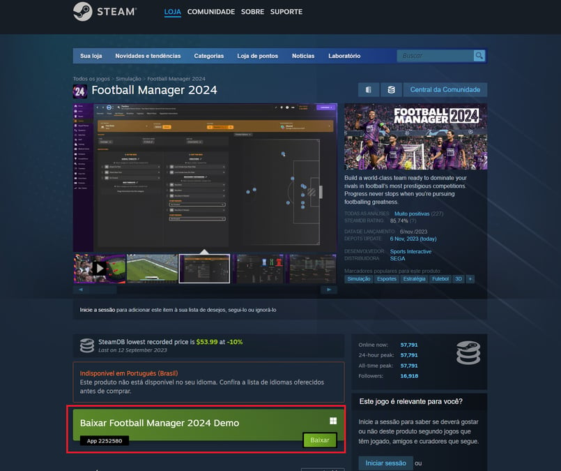 Football Manager 2024 Demo - Free Download