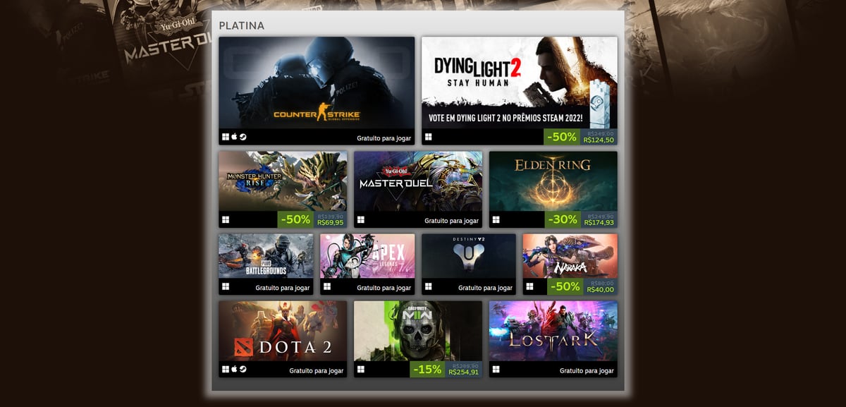 Valve revela os jogos mais vendidos e mais jogados de 2017 no Steam