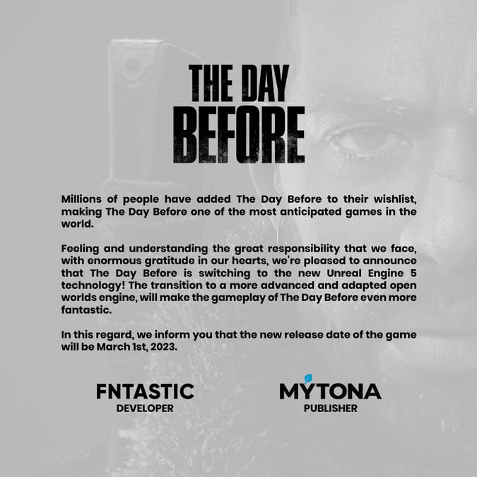 The Day Before: Lançamento, Como Jogar, Requisitos, Adiamentos e mais