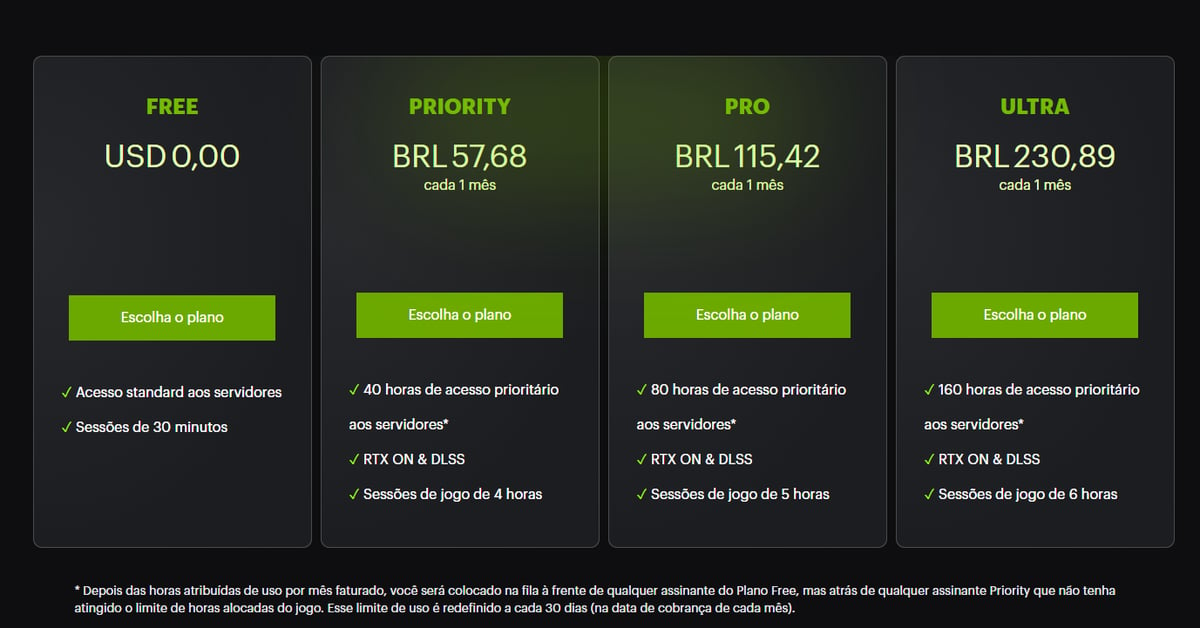 GeForce Now chega amanhã ao Brasil; veja preços, planos disponíveis e como  assinar