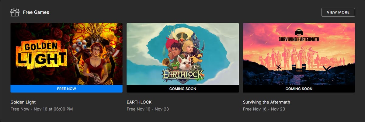 Epic Games Store  EARTHLOCK e Surviving the Aftermath gratuitos