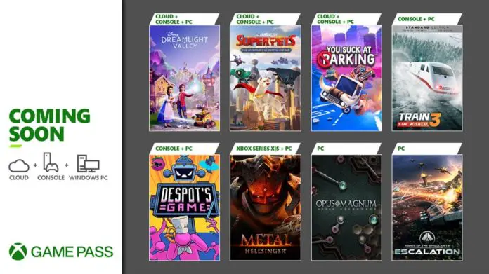 Xbox Game Pass Setembro