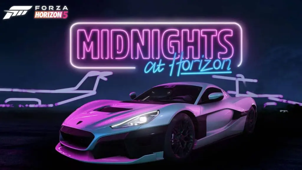 Evento gratuito Midnights at Horizon - Forza Horizon 5