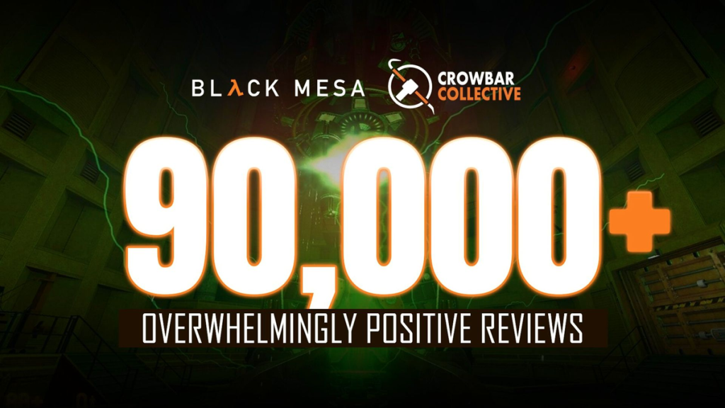 Crowbar Collective - 90000 avaliações positivas na Steam