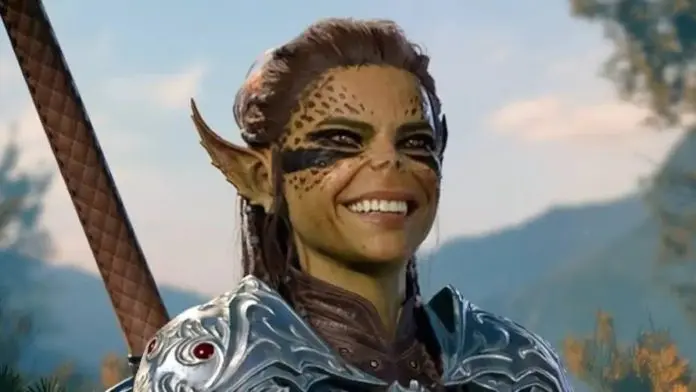 Lae'zel sorridente - Baldur's Gate 3 Lae'zel sorridente - Baldur's Gate 3