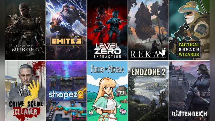 Jogos mais desejados de agosto de 2024 - Steam