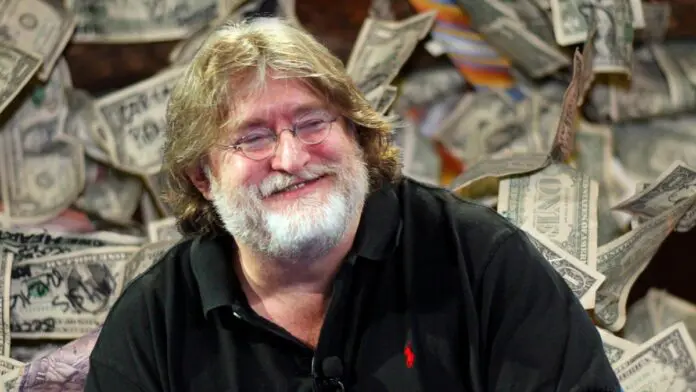 Gabe Newell - dinheiro