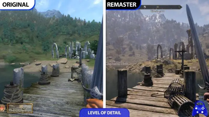 The Elder Scrolls IV Oblivion Original vs Remastered The Elder Scrolls IV: Oblivion