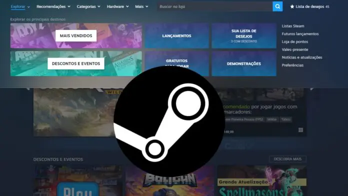 Menu Steam