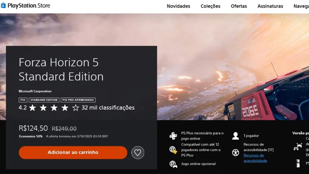 PS Store - Forza Horizon 5