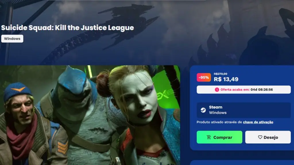 Suicide Squad: Kill the Justice League
na Nuuvem