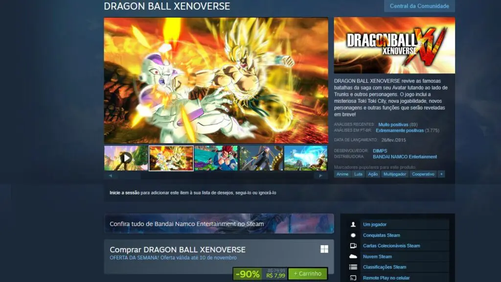 DRAGON BALL XENOVERSE