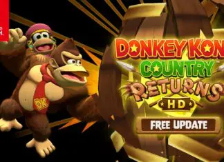 Dixie Kong se torna jogável em Donkey Kong Country Returns HD Donkey Kong Country Returns HD - update