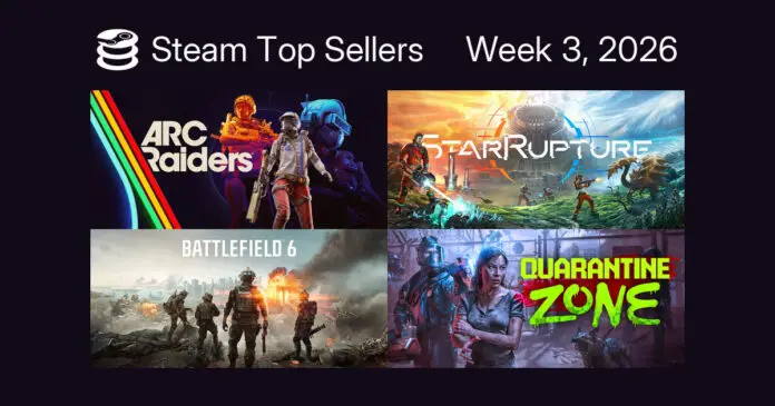 mais vendidos - steam - 13-01-26