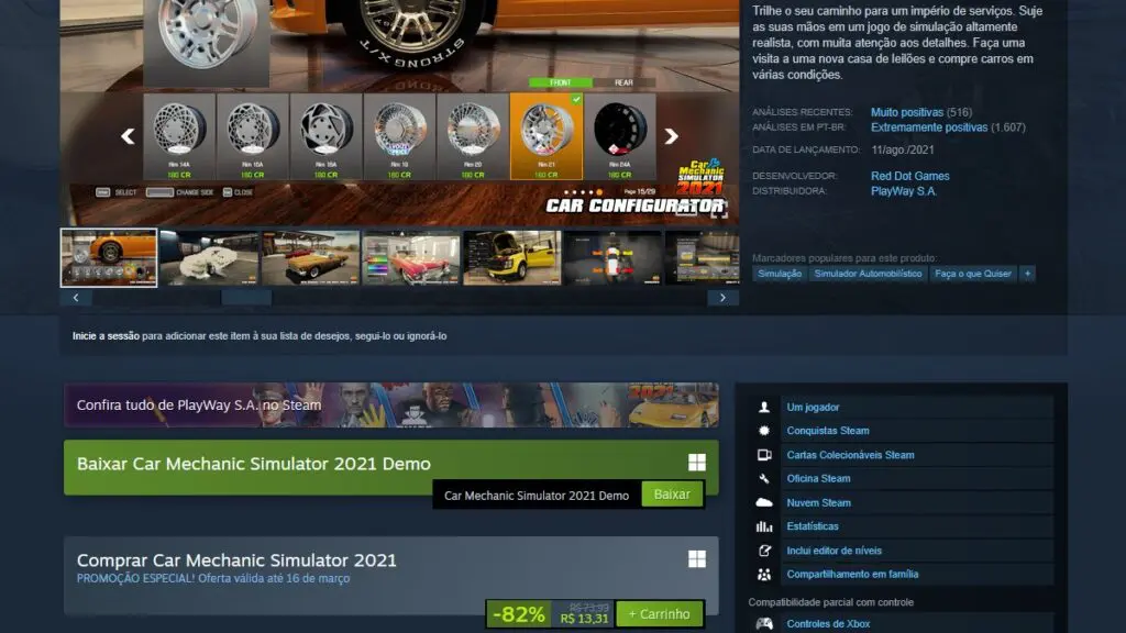 Car Mechanic Simulator 2021