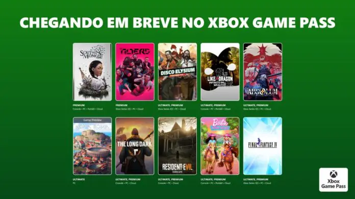 xbox game pass - segunda quinzena de março de 2026