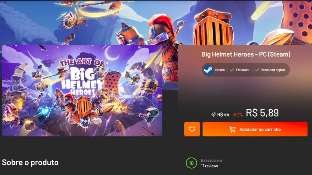 Big Helmet Heroes no Instant Gaming