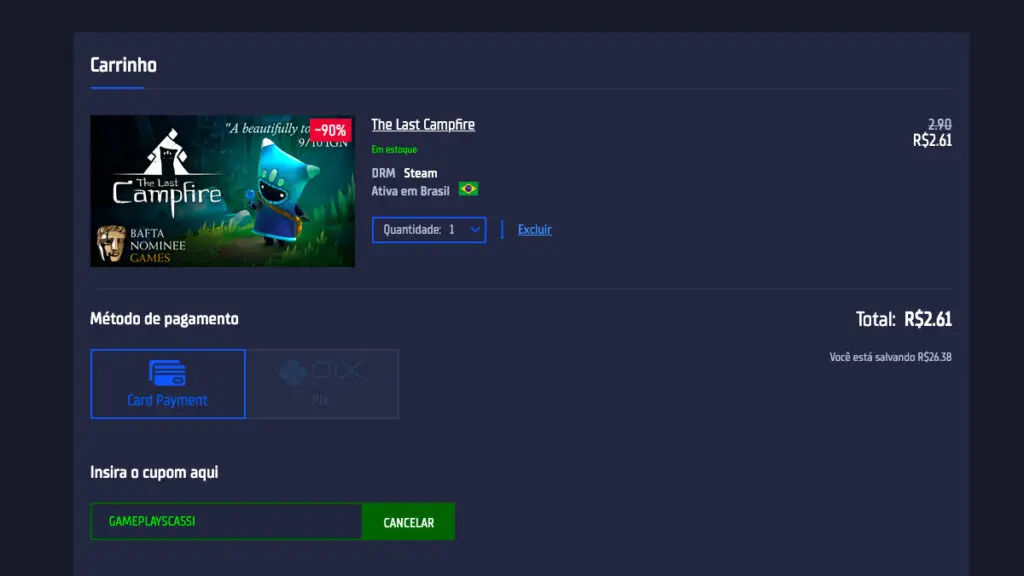 Página de The Last Campfire no GamersGate