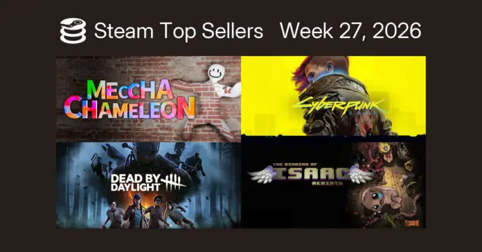 Mais vendidos no Steam - 30-06-26