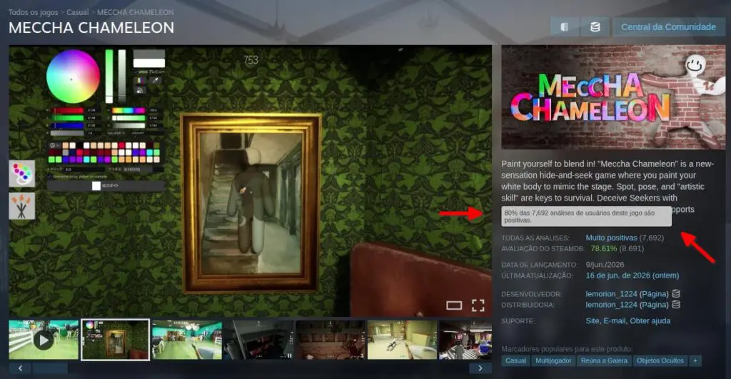 Meccha Chameleon - Steam
