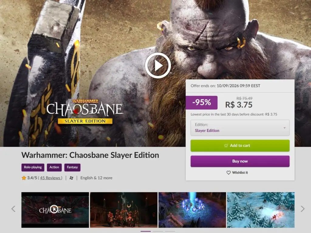 Warhammer: Chaosbane Slayer Edition
