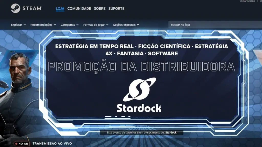 Página da promoção no Steam