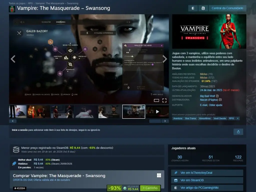 Vampire: The Masquerade – Swansong