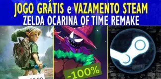 Steam recebe jogo grátis e grande vazamento de conquistas e temos o preço do Remake de Ocarina of Time
