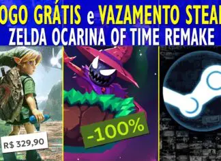 Steam recebe jogo grátis e grande vazamento de conquistas e temos o preço do Remake de Ocarina of Time