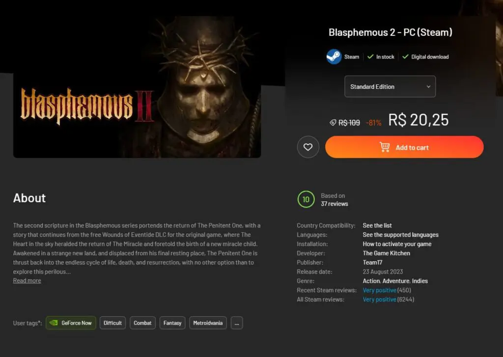 Blasphemous 2