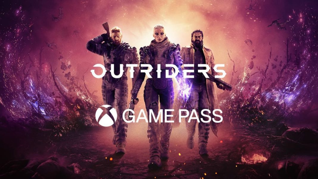 Outriders no Xbox Game Pass