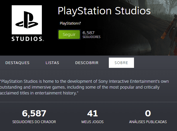 PlayStation Studios Steam