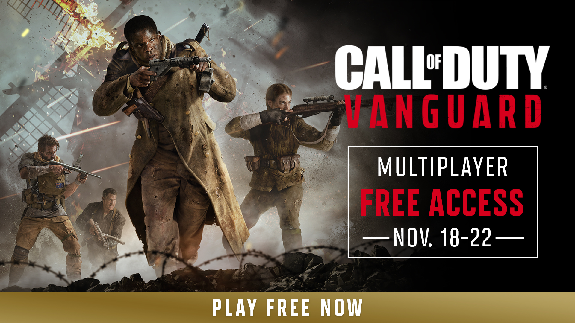 Jogue Call of Duty: Vanguard de graça no PC e Consoles