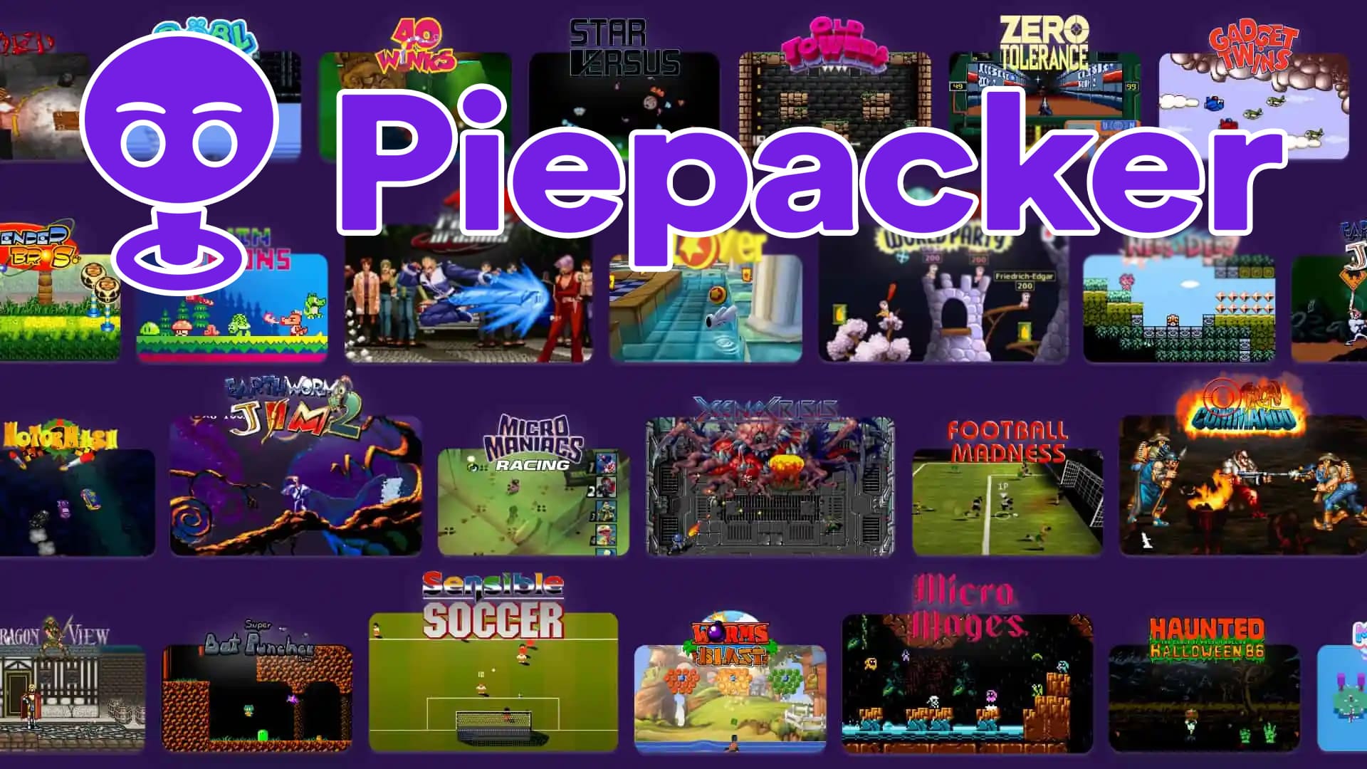 Piepacker: Jogue de graça diversos jogos retrô através do seu