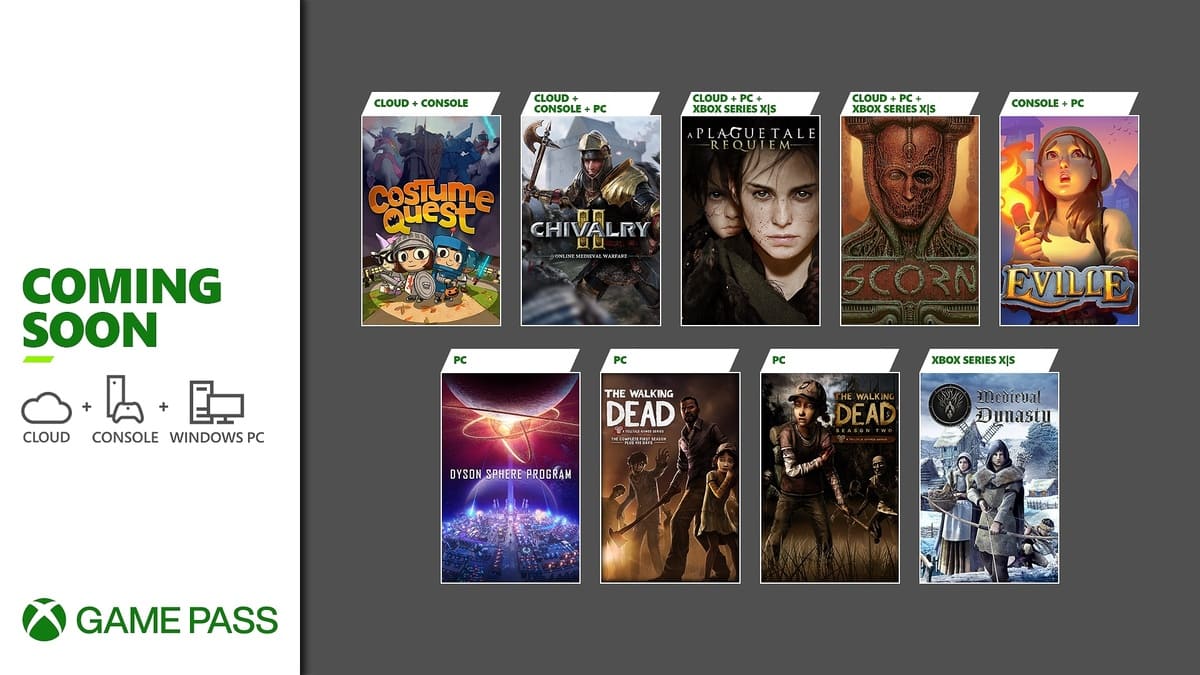 Revelado os jogos para dezembro no Xbox Game Pass