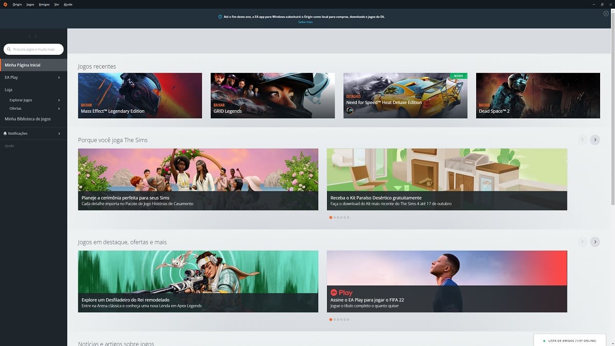 Fim da Origin? EA vai substituir serviço da empresa para PC; veja mudanças