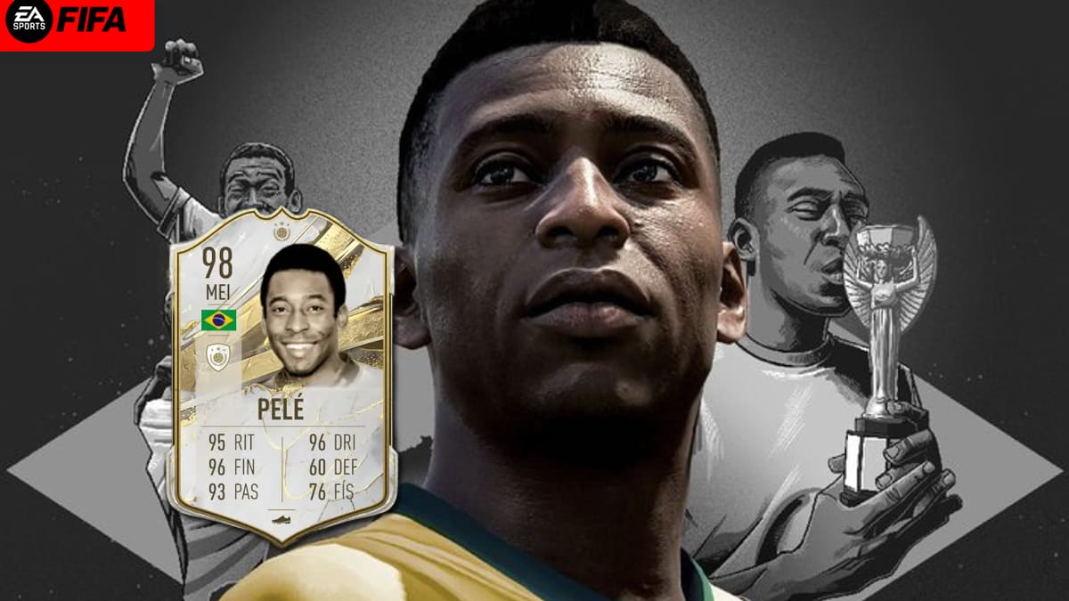 Carta perfeita do Pelé é disponibilizada grátis no FIFA 23