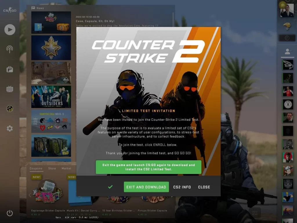 Como baixar o CS:GO no Steam após o lançamento do CS2