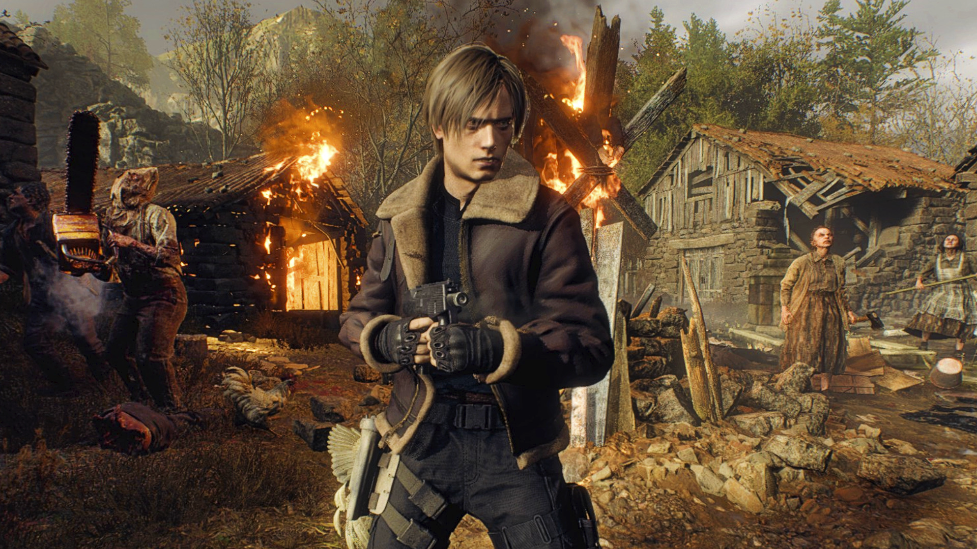 Resident Evil 4 Remake Demo Chainsaw - Gameplay completa