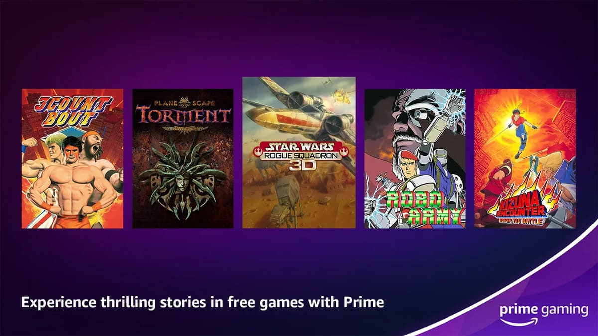 Prime Gaming revela os 4 jogos gratuitos para os assinantes