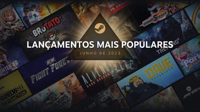 Lançamentos mais populares junho 2023 Steam