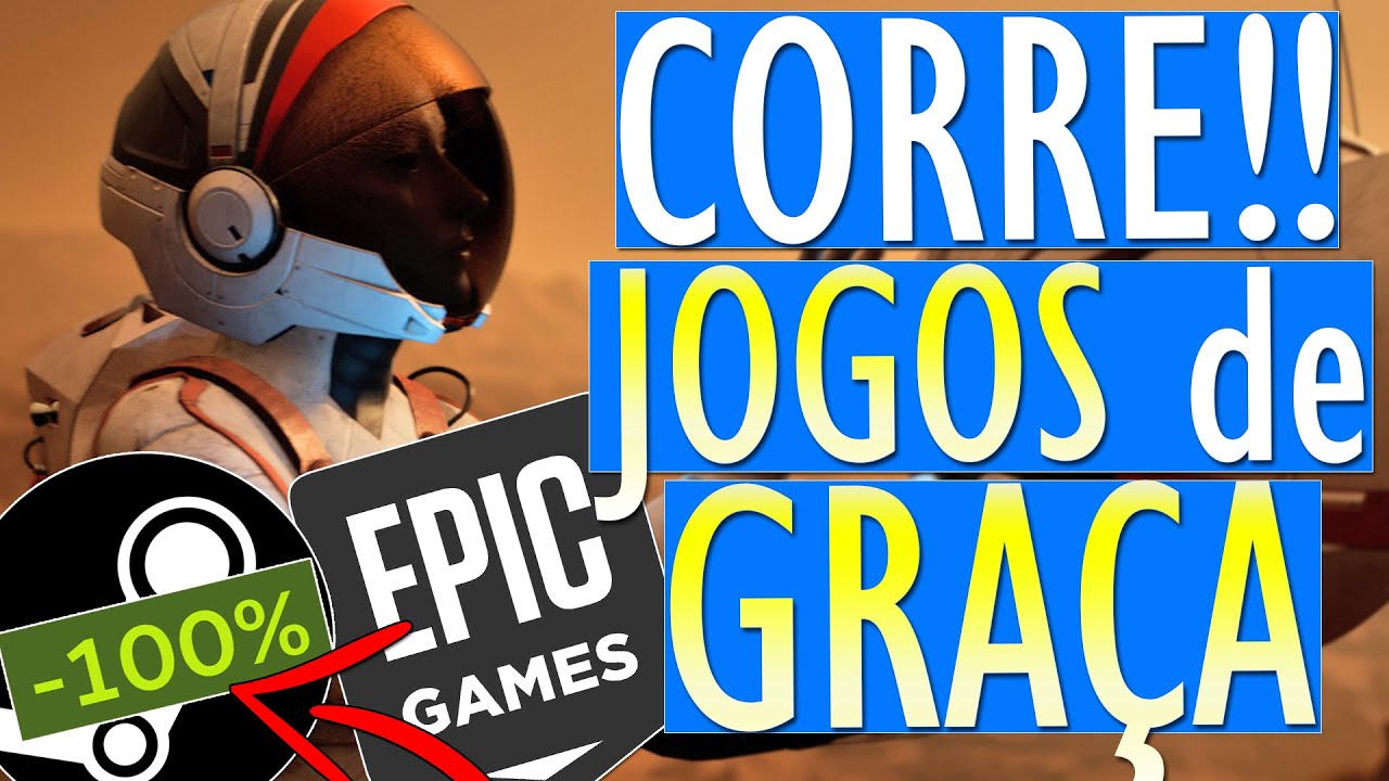 CORRE! JOGOS GRÁTIS para PC na STEAM, UBISOFT e EPIC - TODOS OS