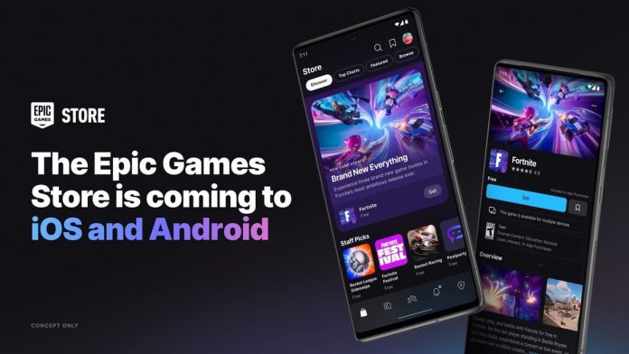 Epic Games Store iOS e Android