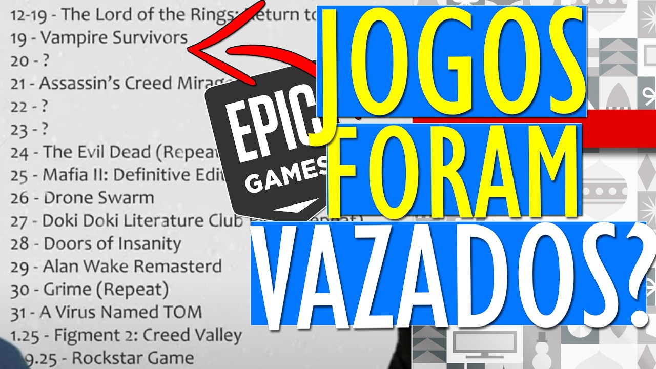 Jogos grátis misteriosos da Epic não foram vazados até agora, Promoção ...