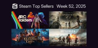 ARC Raiders continua liderando a lista de mais vendidos do Steam na última semana Mais vendidos no Steam - 23-12-25